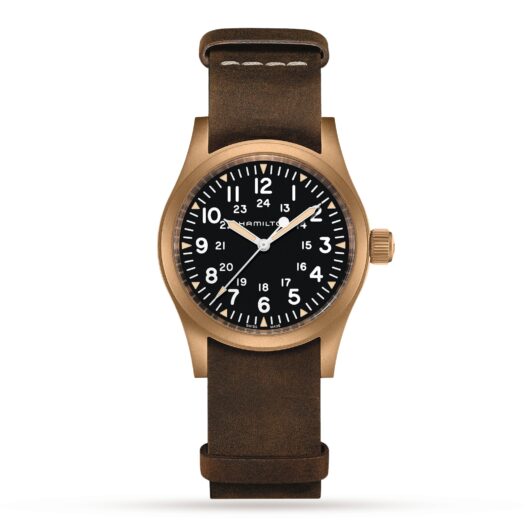 Khaki Field Mechanical Bronze 38mm Mens Watch Black