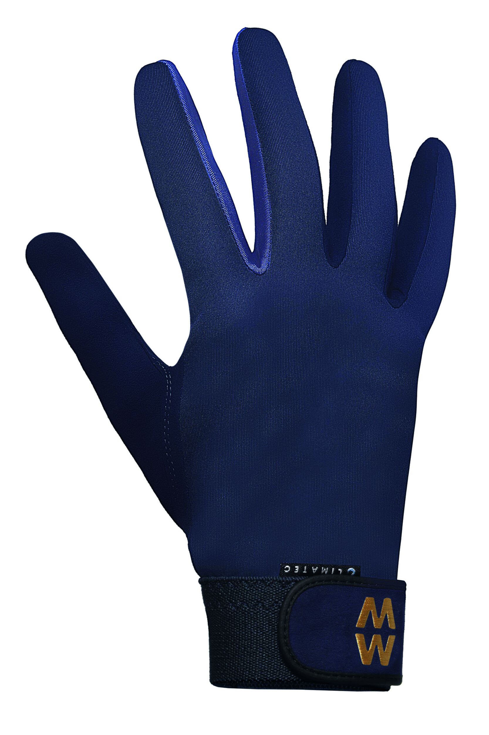 1 Pair Navy MacWet Long Climatec Sports Gloves Unisex 7.5 Unisex - Macwet