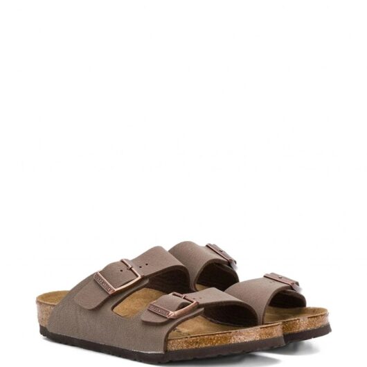 BIRKENSTOCK KIDS Kids Arizona Birko-Flor Nubuck Size: 29, colour: MOCH